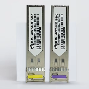 Module émetteur-récepteur optique GOXS BI4512-80D 1.25G SFP BiDi 1490nm TX/1550nm RX 80KM DDM LC Fibre Monomode - Product Image 1