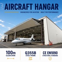 Hangar para Aviones Llave en Mano, Estructura de Acero, Diseño de Instalaciones de Aviación, Fabricación, Instalación y Soporte