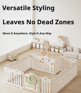 Corralito Plegable para Bebés con Tapete de Juego, Barrera de Seguridad para Niños Pequeños, Uso Doméstico Portátil y Seguro - Product Image 6