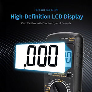 Multímetro Digital SK-9205A 1000V 20A con Apagado Automático, Herramienta de Medición Portátil - Product Image 4