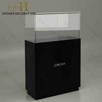 Vitrine de présentation de bijoux haut de gamme, comptoir de présentation de bijoux en verre, présentoir de bijoux en métal à vendre