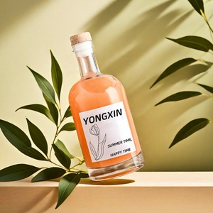 Botella De Cristal vacia personalizada transparente Para zumo Leche Agua licor Vino Oliva Vodka whisky Tequila - Product Image 6