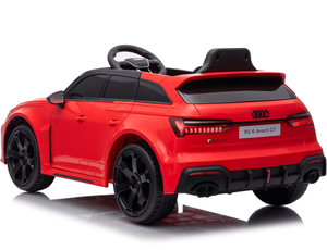 รถยนต์ไฟฟ้าสำหรับเด็ก 12V 4WD รุ่น Audi <span class=keywords><strong>RS</strong></span> 6 Avant GT ของแท้ พร้อมรีโมทคอนโทรล 2.4G  รถของเล่นเด็กขับเคลื่อนด้วยแบตเตอรี่ - Product Image 4