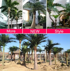 Gran palmera <span class=keywords><strong>de</strong></span> 3m con fecha, resistente a los rayos UV, reutilizable, decoración <span class=keywords><strong>de</strong></span> boda, planta Artificial grande para exteriores, árboles <span class=keywords><strong>de</strong></span> coco falsos - Product Image 4