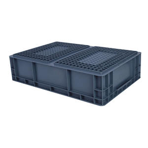 ESD EU標準ロジスティクススタック可能ボックスカスタマイズ可能倉庫保管プラスチック容器PP材料SMTオフィス組織 - Product Image 4