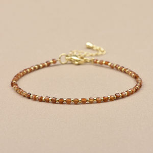 Vente en gros de 2.5mm de cubes à facettes réglables Bracelet en <span class=keywords><strong>pierre</strong></span> et perles de rocaille Bijoux en <span class=keywords><strong>pierre</strong></span> naturelle Bracelet en perles de rocaille <span class=keywords><strong>Miyuki</strong></span> - Product Image 5