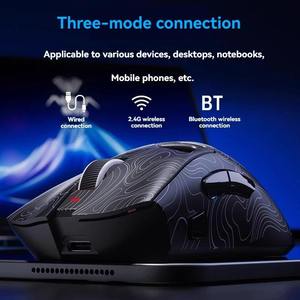 Aula SC620 PAW3311 RGB <b>Wireless</b> Mouse Hollow Mini 53G Lightweight 12000DPI Triple Mode for Dota 2 Valorant CSGO Backlit Model - Product Image 3