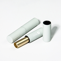 Tube de rouge à lèvres en métal Keyo, 3,5 g, aluminium, revêtement doux au toucher, impression sur écran, couleur personnalisée, conteneur magnétique pour baume à lèvres