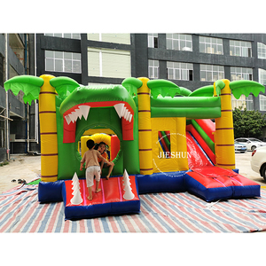 Nhà Máy Giá ngoài trời sân nhỏ cá sấu <span class=keywords><strong>Inflatable</strong></span> nhà bị trả lại lâu đài bouncy lâu đài <span class=keywords><strong>Inflatable</strong></span> với trượt - Product Image 2