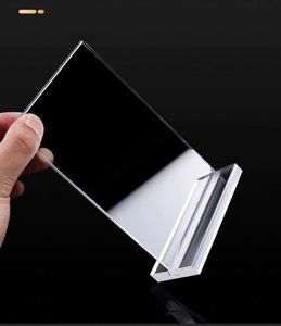 Porta Tarjetas de Visita Magnético de Acrílico Resistente, Porta Letreros Inclinado de Acrílico - Product Image 6