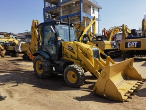 รถตักล้อยางอเนกประสงค์ CAT420F มือสอง รถแบคโฮ CAT420 รถขุดตักล้อยาง 20 ตัน เครื่องยนต์ Cat C4.4 พร้อมแขนยืดไสลด์ได้ - Product Image 2