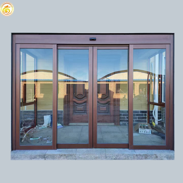 Modern Architectural Facade Entryway Glass Aluminum Storefront Doors Commercial Building Exterior Design