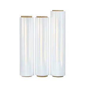 Good Price Stretch <b>Wrap</b> Transparent Pallet Stretch Film Pe Shrink clear Roll Stretch Film Pe Plastic Film - Product Image 5