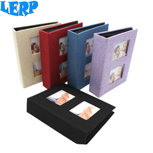 Lerp & 200 Poches 6 pouces <span class=keywords><strong>10x15</strong></span> cm Photos Fotos Tissu Lin Double Fenêtre Design 6x4 <span class=keywords><strong>Album</strong></span> Photo - Product Image 6