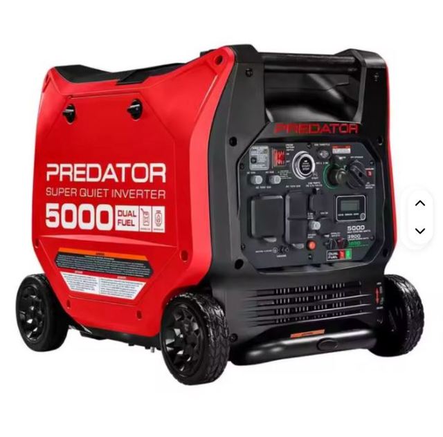 ETBC Top Sales 5000 Watt Dual-Fuel SUPER QUIET Inverter Generator with Auto Start 220V/110V/240V