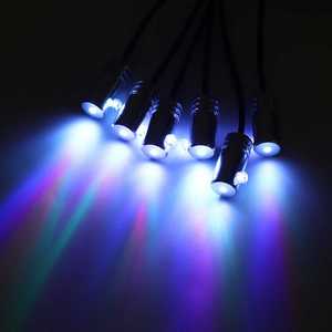 แถบไฟ LED RGB ควบคุมบรรยากาศภายในรถด้วยแอปไฟสร้างบรรยากาศ8สี DIY เพลง8M ไฟเบอร์ออปติก - Product Image 5