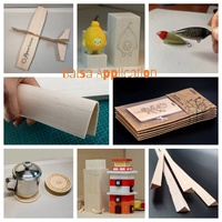 Plaques de bois de balsa massif 1/8 x 12 pouces, bâtonnets de bois légers pour l'artisanat DIY et la modélisation