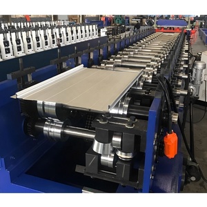 Máy Tạo Hình Cuộn Tấm Lợp Mái Đứng Có Lỗ Đục Lỗ Có Thể Điều Chỉnh Độ Rộng Tự Động Che Phủ 12 "-16" - Product Image 4