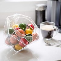 Support de capsule en plexiglas compatible avec les capsules Nespresso Vertuoline K Cups Dolce Gusto