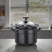 Casserole à pression en alliage d'aluminium compatible induction, anti-explosion, pour gaz, 7L, écologique, pour usage domestique