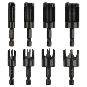 Forets <span class=keywords><strong>à</strong></span> tenons pour le travail du <span class=keywords><strong>bois</strong></span> de qualité industrielle, en acier <span class=keywords><strong>à</strong></span> haute teneur en carbone, avec queue hexagonale de 1/4 pouce, pour le bricolage - Product Image 2