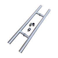 A0416 Austin moderne personnalisable salle de douche poignée de porte de bureau poignée de porte en acier inoxydable tirer pour porte en verre