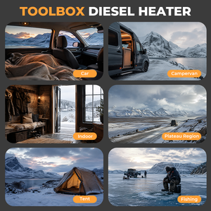 Chauffage au diesel 5KW pour voiture, camping-car, camion, bateau, 12V, pour rénovation et mise à niveau - Product Image 5