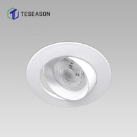 Plafonnier encastré LED réglable TN021R1-JT, découpe du cadre 75 mm de diamètre, anneau intérieur 85 mm, MR16 GU10, angle de lumière réglable