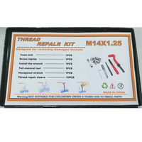 ANCETE Metric ST14 for Thread Repair Kit & Tool with Drill Bits Screw Tap Wire Inserts (304 Stainless Steel)