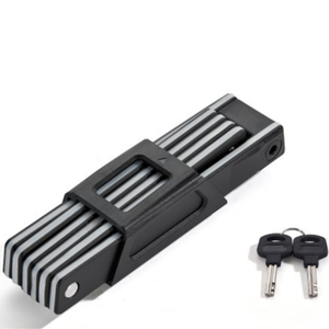 Accesorios para bicicletas, candado plegable de acero de aleación, MTB candado para <span class=keywords><strong>bicicleta</strong></span> de carretera, contraseña antirrobo, <span class=keywords><strong>bicicleta</strong></span> segura - Product Image 1