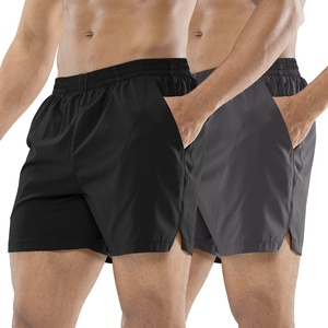 Pantalones Cortos Deportivos para Hombre OEM de 5 Pulgadas, Casuales, de Secado Rápido, Ligeros, de Cintura Media, con Cierre de Cordón, Bolsillos, Tela de Pana - Product Image 4