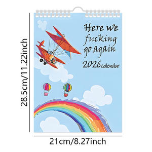 <span class=keywords><strong>Calendrier</strong></span> mural 2026 avec papier d'art pour 13 vacances légales lunaires et <span class=keywords><strong>du</strong></span> nouvel an pour l'affichage et la promotion - Product Image 3