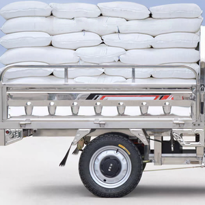 Triciclo Elettrico <span class=keywords><strong>da</strong></span> Carico a 3 Ruote, Veicolo Utilitario Pesante con Capacità di Carico di 1000kg, Carrello per <span class=keywords><strong>Trasporto</strong></span> e Consegna in Fattoria in Acciaio Inossidabile - Product Image 4