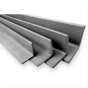 Hot-Rolled Black Angle Iron Equal Steel Angles In Various Sizes Bending Cutting Welding Punching Services Available