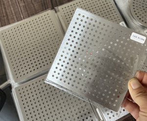 แผ่นกรองดักเส้นผมสแตนเลสแบบมีรูพรุนที่ดักเส้นผมสำหรับอ่างอาบน้ำ304 - Product Image 5