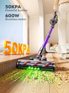 Aspirateur Balai Sans Fil Léger A33B, Aspirateur Portable pour la Maison, avec Brosse de Sol Auto-Portante Anti-Emmêlement - Product Image 4