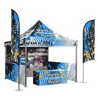 Vente directe d'usine, tente publicitaire pliable imperméable, gazebo, chapiteau pop-up, tente d'événement, publicité