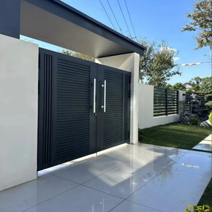 <span class=keywords><strong>Aluminium</strong></span> Patio Opvouwbare Schuifpoort Met 3d Modellering Eenvoudige Montage En Poedercoating Voor Bouwplaatsen En Balkons - Product Image 6