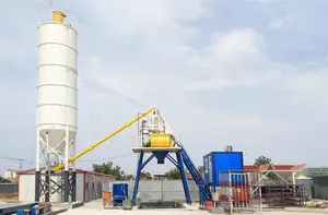 Fabbrica da 25 a 50 m3/h piccole macchine per miscelatrici centrali pronte per la miscelazione acquistare betoniere impianto di betonaggio a buon mercato