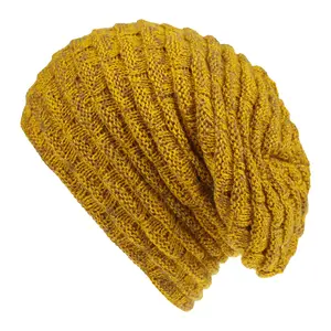 Logo di lusso personalizzato all'ingrosso di alta qualità Yiwu miglior prezzo caldo per le donne cappello lavorato a maglia da uomo berretti a cuffia