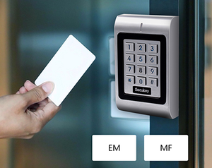 Secukey Wiegand Lecteur Étanche IP66 Métal Clavier 125KHZ EM Carte RFID Contrôle D'accès Porte D'entrée Système <span class=keywords><strong>De</strong></span> Contrôle D'accès - Product Image 2
