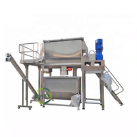 Mélangeur de poudre en acier inoxydable en forme de U fourni par l'usine, mélangeur de semences à ruban, mélangeur de céréales de qualité alimentaire