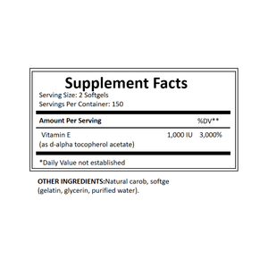 Venta al por mayor OEM Etiqueta Privada 1000IU vitamina E Softgel suplementos para la piel, el corazón y la salud inmune - Product Image 4