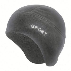 100% Polyester Polar Fleece <b>Beanie</b> <b>Hats</b> Warm Cap With Ear Flaps Outdoor Ski Windproof Earflap <b>Hat</b> for Cycling - Product Image 3