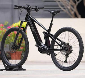 Nouveau VTT Électrique Tout Suspendu 2026 EM6 M6100 LOW 500W Bafang M430 à Moteur Central avec Batterie Lithium 48V 720Wh et 12 Vitesses - Product Image 1
