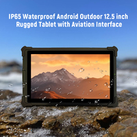 Tablette Win10 étanche IP65 12.5 pouces, PC de travail extérieur industriel Wifi 4G 5G, tablette PC robuste 16 Go 256 Go