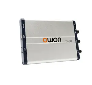 Owon VDS1022 VDS1022I osiloskop Digital 100Msa/S 25Mhz Bandwidth genggam portabel PC USB osiloskop 10M panjang rekaman
