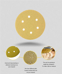 Disco Abrasivo DNX con Velcro da 6 Pollici, Grana P40-1000, con 6 Fori, Ossido di Alluminio, Personalizzabile OEM - Product Image 5