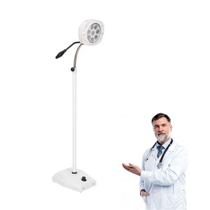 Lampe d'examen chirurgical électrique IN-JC06, lampe LED verticale mobile sur pied avec un CRI élevé de 96 et une température de couleur de 5200K - Product Image 6