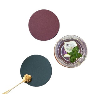 Salvamanteles Redondo Minimalista Moderno con Diseño Floral, Aislante Térmico de PU para Taza de Té, Estilo Nórdico - Product Image 4